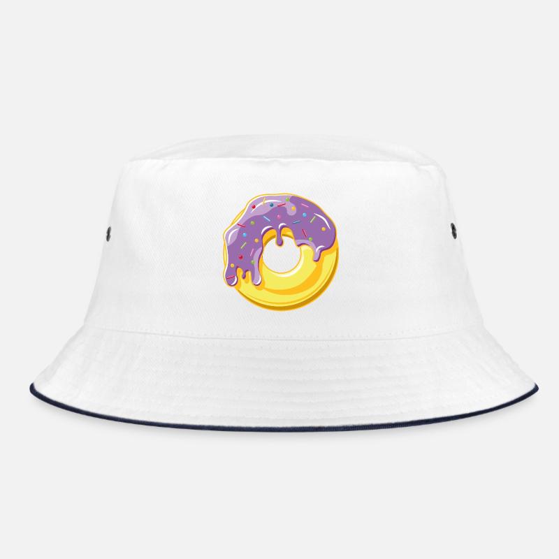 Donut avec glaçage violet et vermicelles colorées Bob