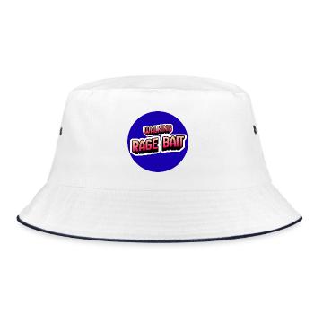 Walking Rage Bait - Bucket Hat - white/navy - Front