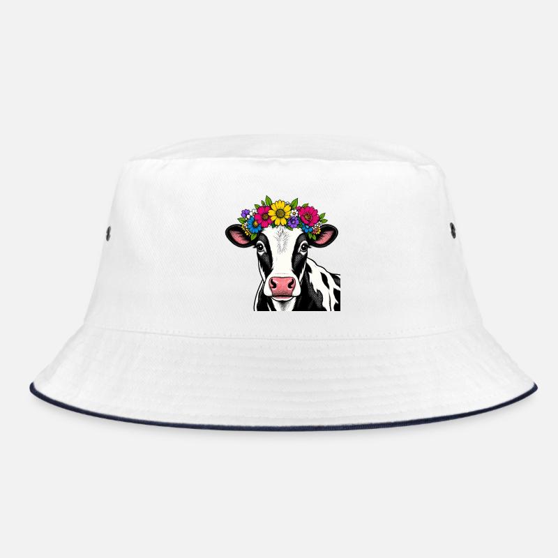 Vache décorée floral Bob