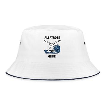 Albatross Howler Sea Glide Albatross - Bucket Hat - white/navy - Front