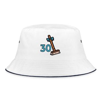 30e anniversaire de Broom - Bob - blanc/marine - Devant