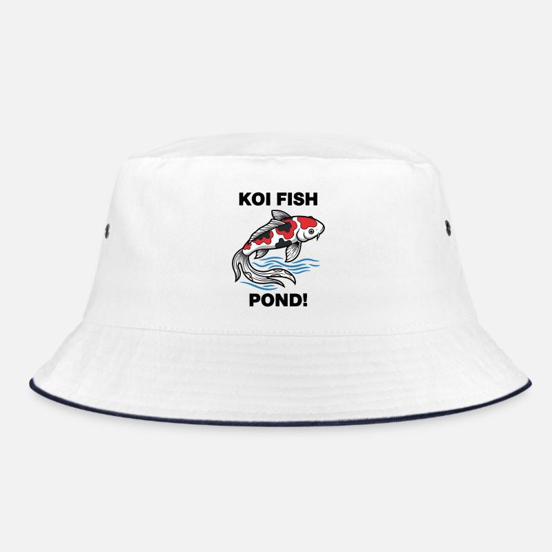 Carp Koi Pond Japanese Fish Zen Bucket Hat