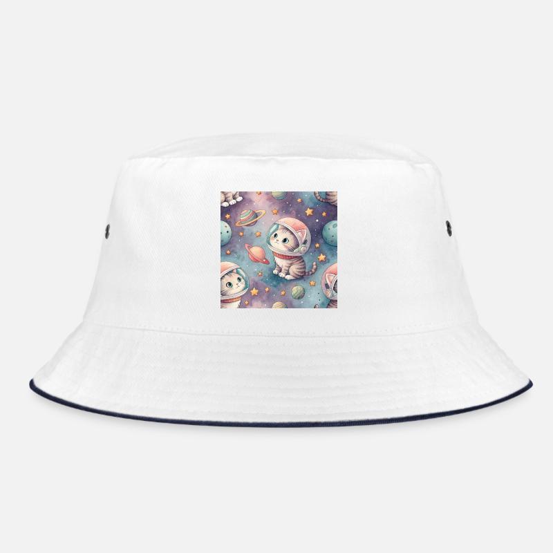 Kosmisches Kätzchen im Orbit Bucket Hat
