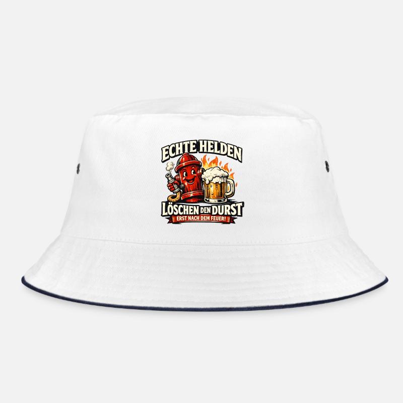 Echte Helden löschen den Durst Bucket Hat