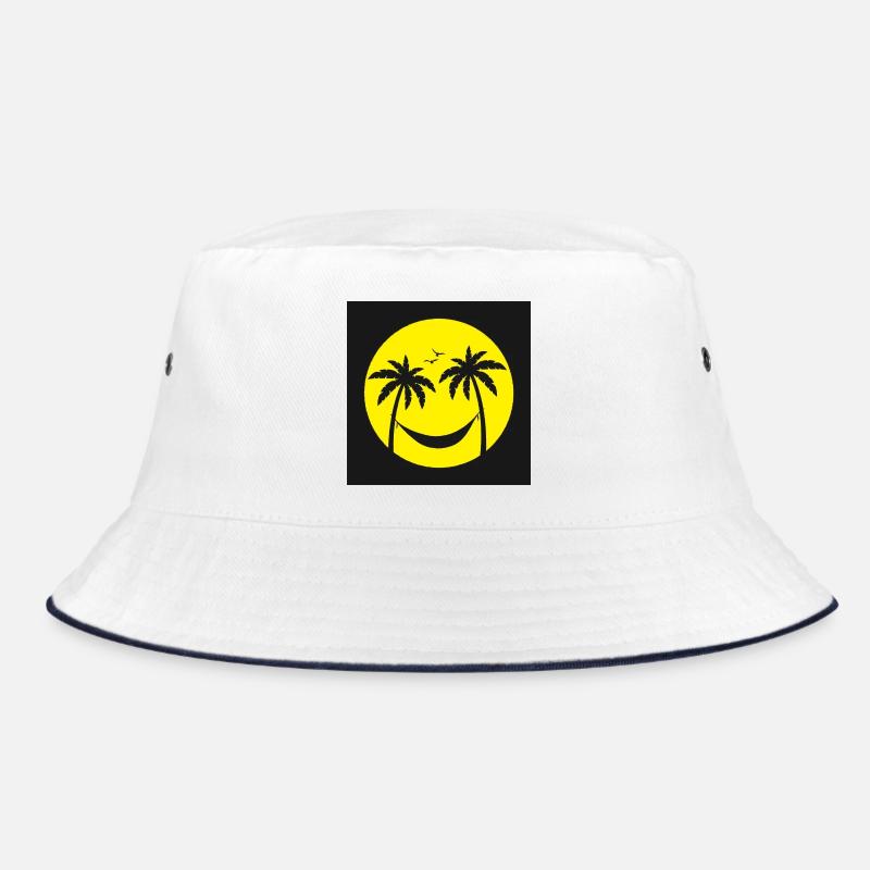 Soleil Tropical Hammock Palm Tree Bucket Hat