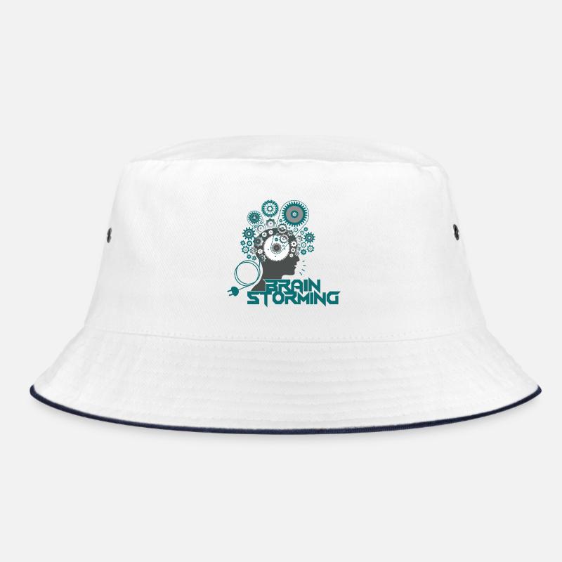 Brainstorming Head – Office & Office Ideas Bucket Hat