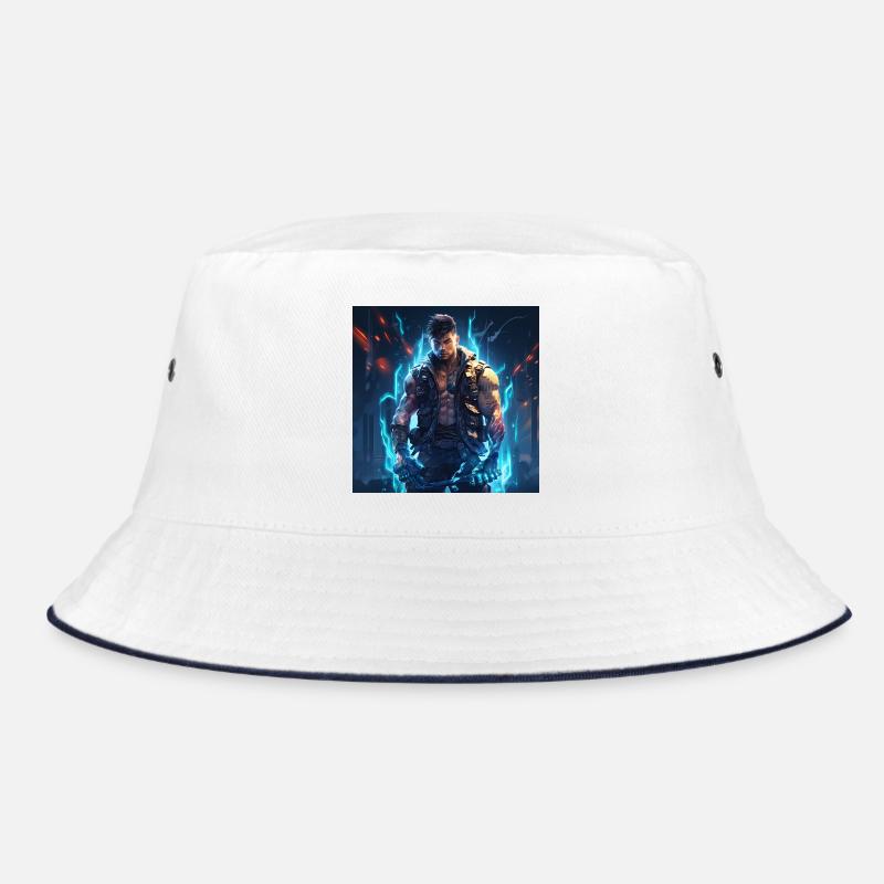Nebula Ranger Neon Krieger Bucket Hat