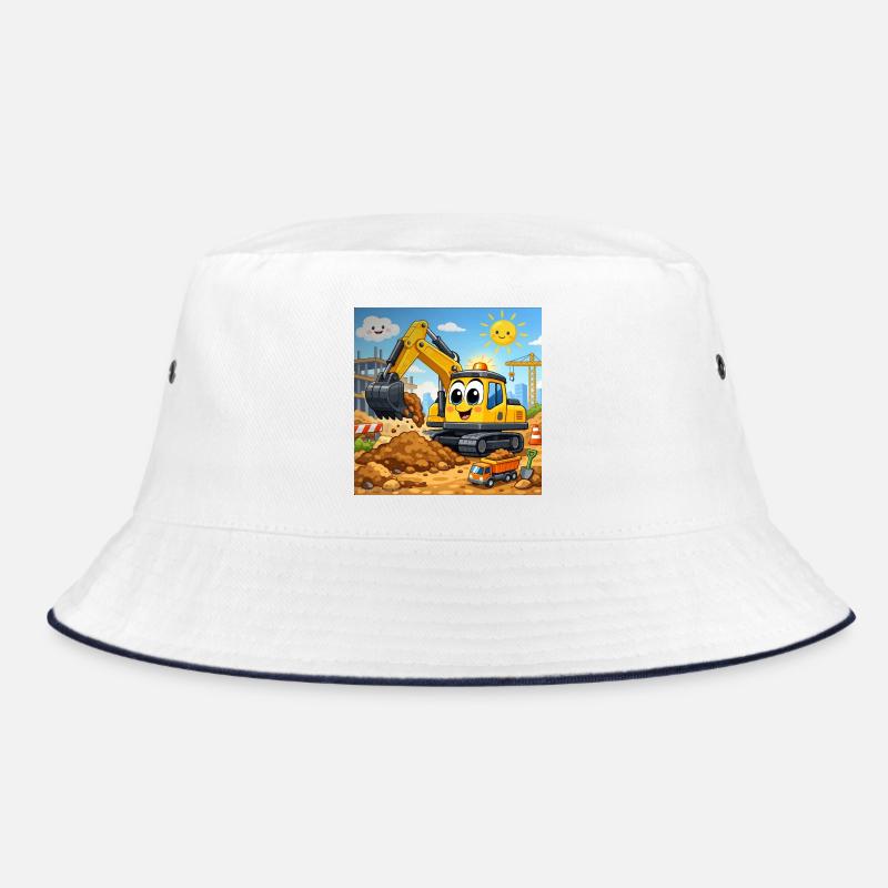 Fröhlicher Baubagger  Bucket Hat