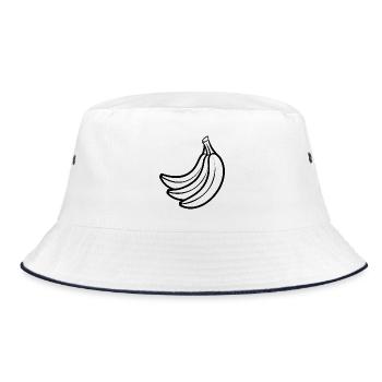 Bananes - Bob - blanc/marine - Devant