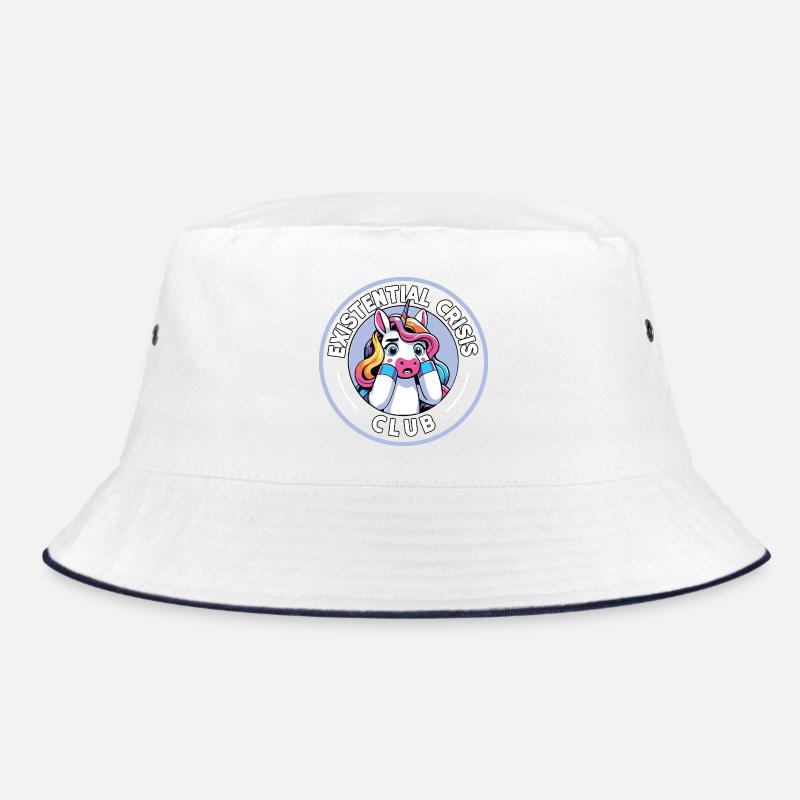 Existential Crises Unicorn Club Gift Bucket Hat