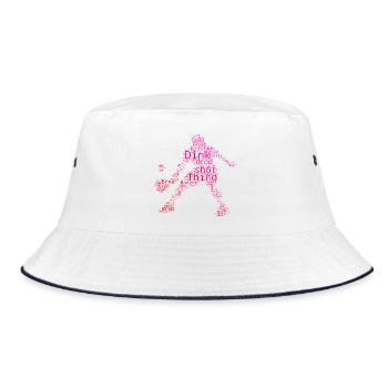 Idée de joueur de pickleball pour les amateurs de pickleball - Bob - blanc/marine - Devant
