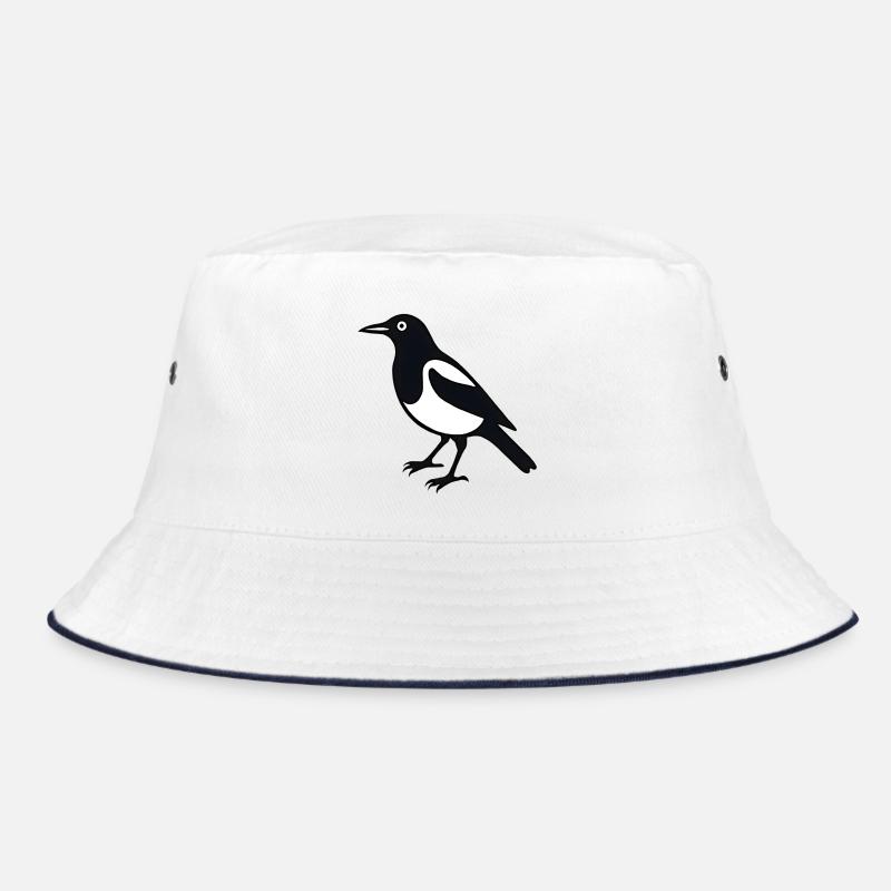 Elster Vogel Bucket Hat