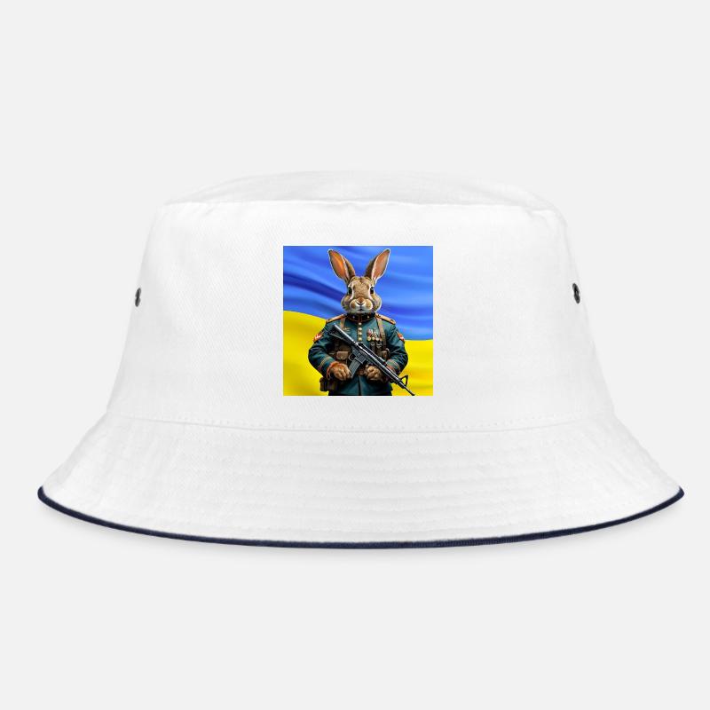 Guardian Rabbit: Held der Ukraine Bucket Hat