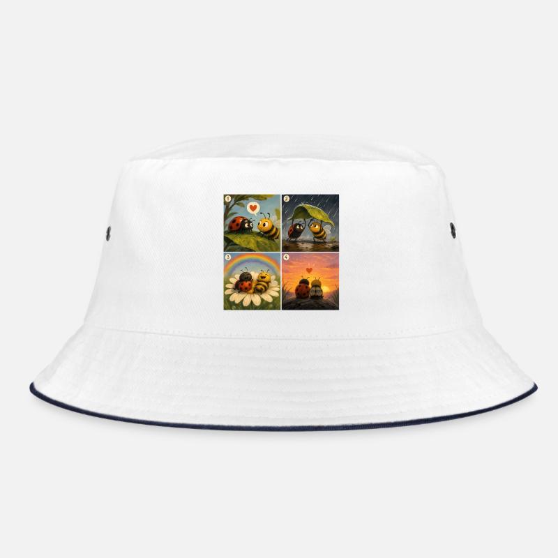 Ladybug und Bee: Ein süßer erster Moment Bucket Hat