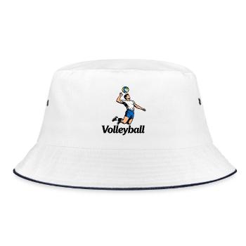 Volley-ball-ball - Bob - blanc/marine - Devant