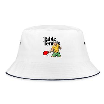 Table tennis - Bucket Hat - white/navy - Front