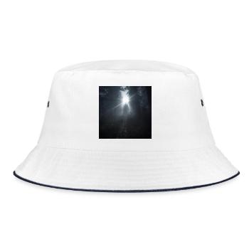 Phenomenon in the Forest – The Mysterious Visitor - Bucket Hat - white/navy - Front