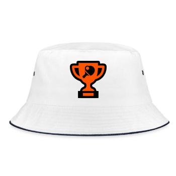 Vainqueur du tournoi de tennis de table Cup - Bob - blanc/marine - Devant