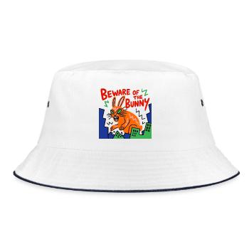 Avertissement concernant la Ville Néon Bunny - Bob - blanc/marine - Devant