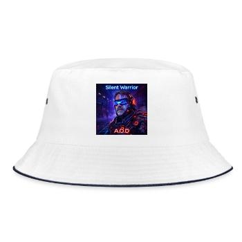 Silent Warrior - Bucket Hat - white/navy - Front