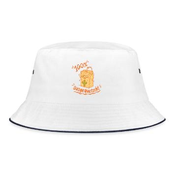 Completely Squeezed Out Juice Doodle - Bucket Hat - white/navy - Front