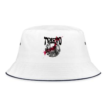 Japan Tokyo Design – Skyline & Art traditionnel - Bob - blanc/marine - Devant