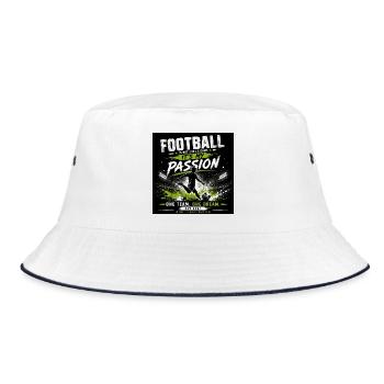 Passion du football – mon rêve d’équipe - Bob - blanc/marine - Devant