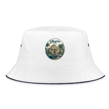 Players Club Vintage Palace and Limousines - Bucket Hat - white/navy - Front