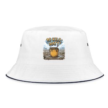 10 Kilo Watt – Électricien sur la mer de Wadden - jeu de mots - Bob - blanc/marine - Devant