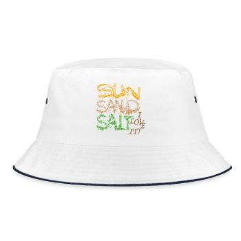 Sel de sable solaire - Bob - blanc/marine - Devant