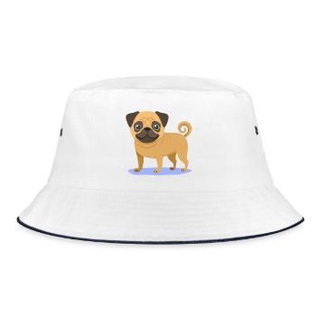 Little Pug (bande dessinée) - Bob - blanc/marine - Devant