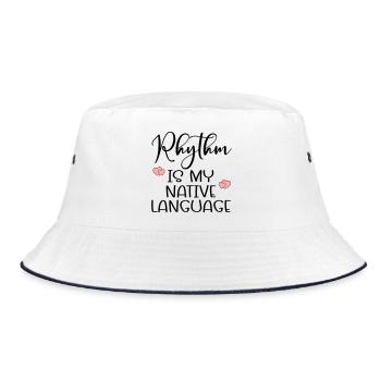 Rhythm Dance Language - Bucket Hat - white/navy - Front