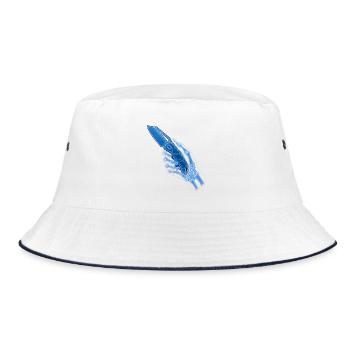 Couteau à rayons X bleu en main - Bob - blanc/marine - Devant