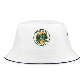 Club de Sentier Brocken | Insigne Vintage en résine - Bob - blanc/marine - Devant