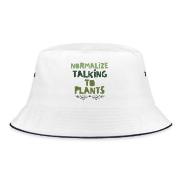 Normaliser la communication avec les plantes - Bob - blanc/marine - Devant