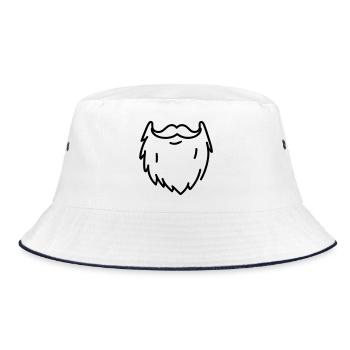 barbe - Bob - blanc/marine - Devant