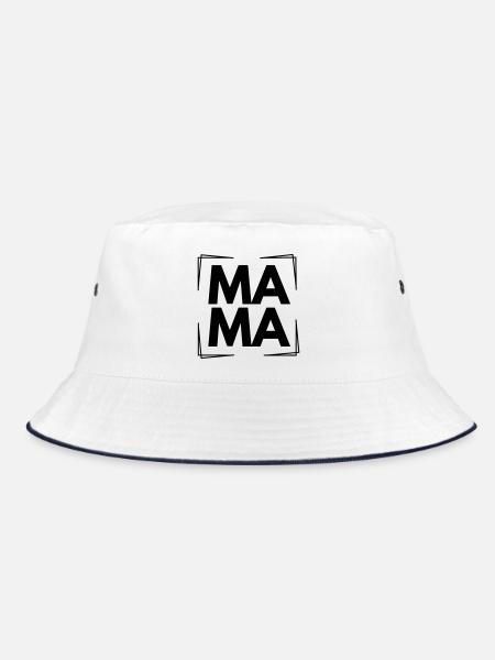 Maman - Bob - blanc/marine - Devant