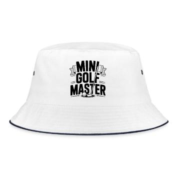Golf Master - Bucket Hat - white/navy - Front