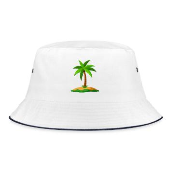 Île tropicale - Bob - blanc/marine - Devant