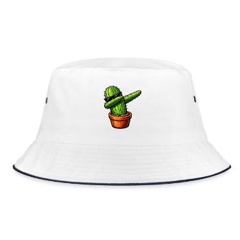 Tamponnement du cactus - Bob - blanc/marine - Devant