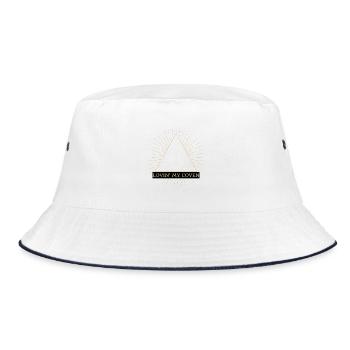 Coven Eye Triangle Radiance - Bucket Hat - white/navy - Front