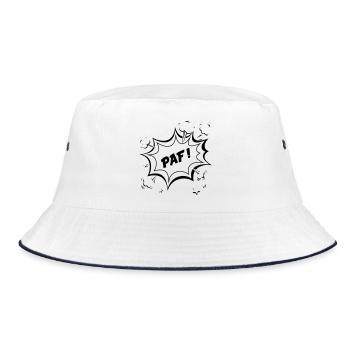Paf ! - Bob - blanc/marine - Devant
