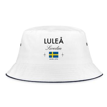 Luleå, Suède, coordonne le souvenir de voyage - Bob - blanc/marine - Devant
