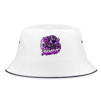 VTX-Send-it - Bucket Hat - Weiß/Navy - Vorne