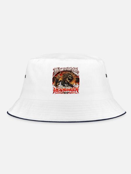 Mir reicht's, ich geh headbangen - Bucket Hat - Weiß/Navy