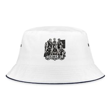 Le_Dream_Team_des_philosophes - Bucket Hat - Weiß/Navy - Vorne