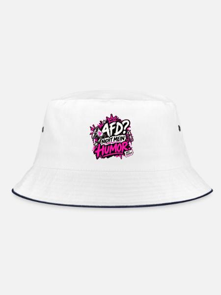 AfD? Nicht mein Humor - Bucket Hat - Weiß/Navy