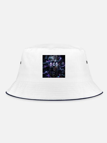 Der algorithmische Blockwart - Bucket Hat - Weiß/Navy