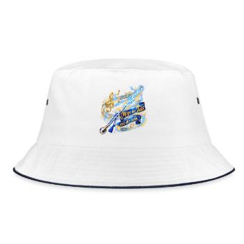 Stabführer - Möge der Takt mit dir sein - Bucket Hat - Weiß/Navy - Vorne