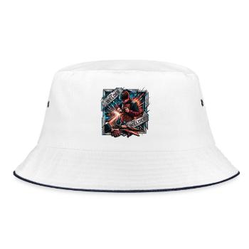 The Welder Funkenkraft - Bucket Hat - Weiß/Navy - Vorne